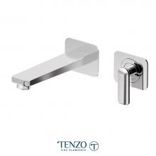 Tenzo DE14-CR - Wall Mount Lavatory Faucet Delano Chrome