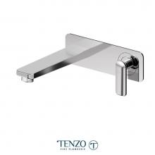 Tenzo F-DE15-CR - Trim For Delano Wall Mount Lavatory Faucet 1 Finishing Plate Chrome