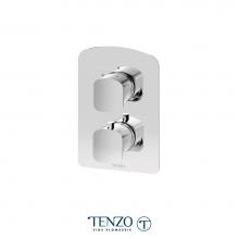 Tenzo F-DET32-CR - T-Box Valve Trims Thermo. 2 Functions Diverter Chrome