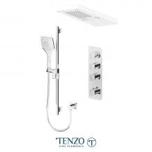 Tenzo DET43-56152-CR - Delano Extenza Kit 3 Functions Thermo Chrome Finish