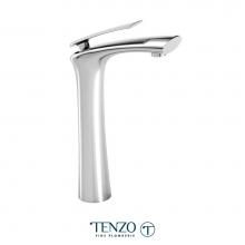 Tenzo FL12-CR - Fluvia Single Hole Tall Lavatory Faucet Chrome