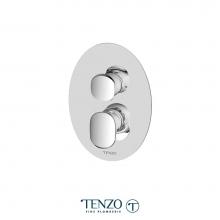 Tenzo F-FLPB33-CR - T-Box Valve Trims Pres. Bal. 3 Functions Diverter  Chrome