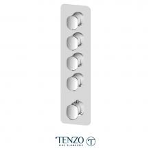 Tenzo F-FLT44-CR - Extenza Valve Trims Fluvia Thermo. 3 Functions Chrome