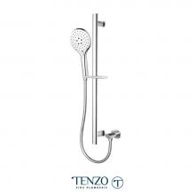 Tenzo KRD-02196-CR - Sliding Bar Kit With Elbow Chrome