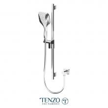 Tenzo KRD-35188-CR - Sliding Bar Kit With Elbow Chrome