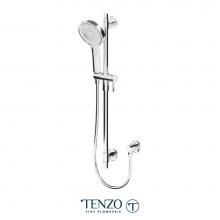 Tenzo KRD-372813-CR - Sliding Bar Kit With Elbow Chrome