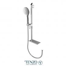 Tenzo KRDT-3319-CR - Sliding Bar Kit With Shelf Chrome