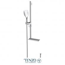 Tenzo KRDT-3518-CR - Sliding Bar Kit With Shelf Chrome