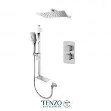 Tenzo QUT32-20310-CR - Quantum T-Box Kit 2 Functions Thermo Chrome Finish