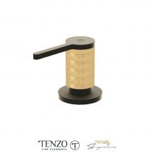 Tenzo SD-CA-01-MB-BG - Soap Dispenser Calozy Matte Black / Brushed Gold