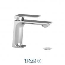 Tenzo SL11-P-CR - Slik Single Hole Lavatory Faucet Chrome With (Overflow) Drain