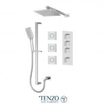 Tenzo SLT43-572168-CR - Slik Extenza Kit 3 Functions Thermo Chrome Finish