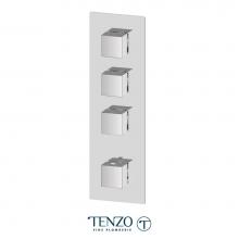 Tenzo F-SLT43-CR - Extenza Valve Trims Slik Thermo. 2 Functions Chrome