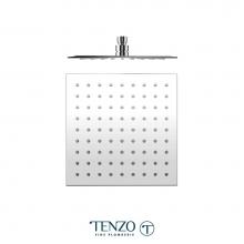 Tenzo SSTS-08-S-CR - Shwr Head Square 20X20Cm (8In) Stainless Steel 2Mm Chrome