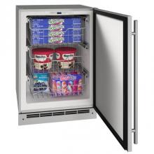 U Line UOFZ124-SS01B - Outdoor Freezer 24'' Reversible Hinge Stainless 115v