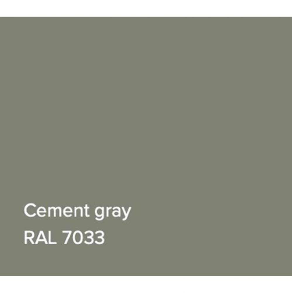 RAL Basin Cement Grey Matte