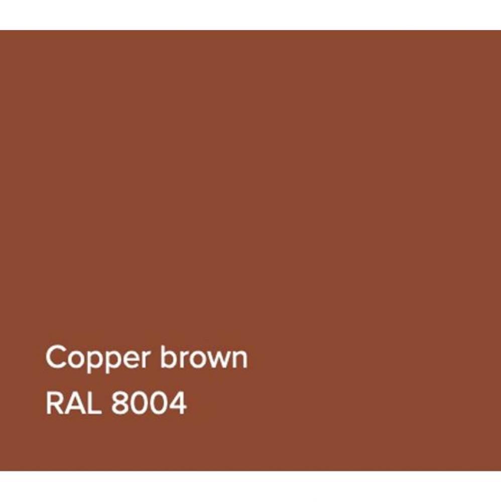 RAL Bathtub Copper Brown Matte