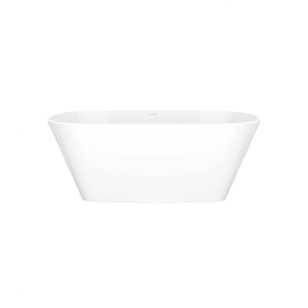 Vetralla 59'' x 29'' Freestanding Soaking Bathtub