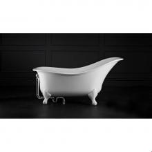 Victoria + Albert DRA-N-SW-OF + FT-DRA-PB - Drayton 67'' Freestanding Slipper Bathtub