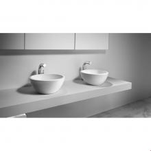 Victoria + Albert VB-MAU42-xx-NO - Maru 42 countertop basin. Paint finish