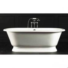 Victoria + Albert YOR-N-xx-OF + YOR-B-xx - York freestanding tub with overflow. ENGLISHCAST® base. Paint finish