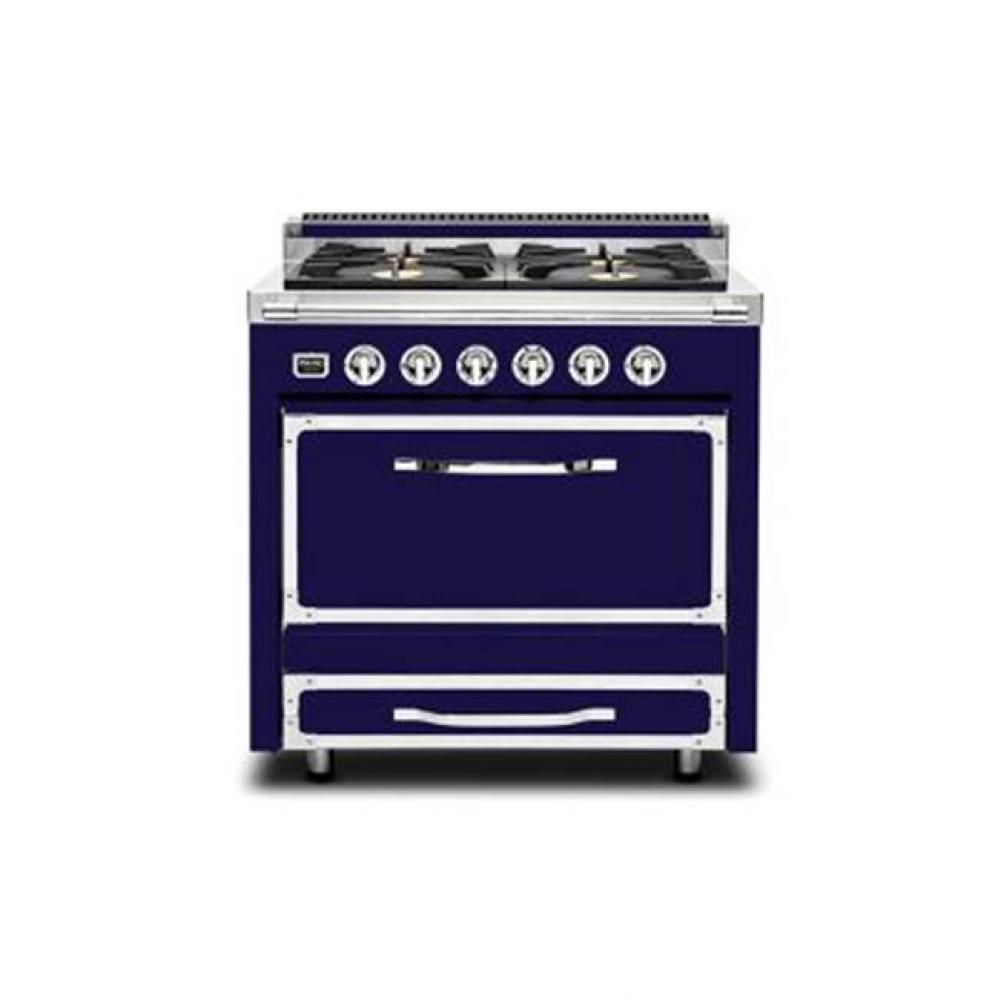 VIKING TUSCANY 36'' DF RANGE 2 BURNER/GRIDDLE DB