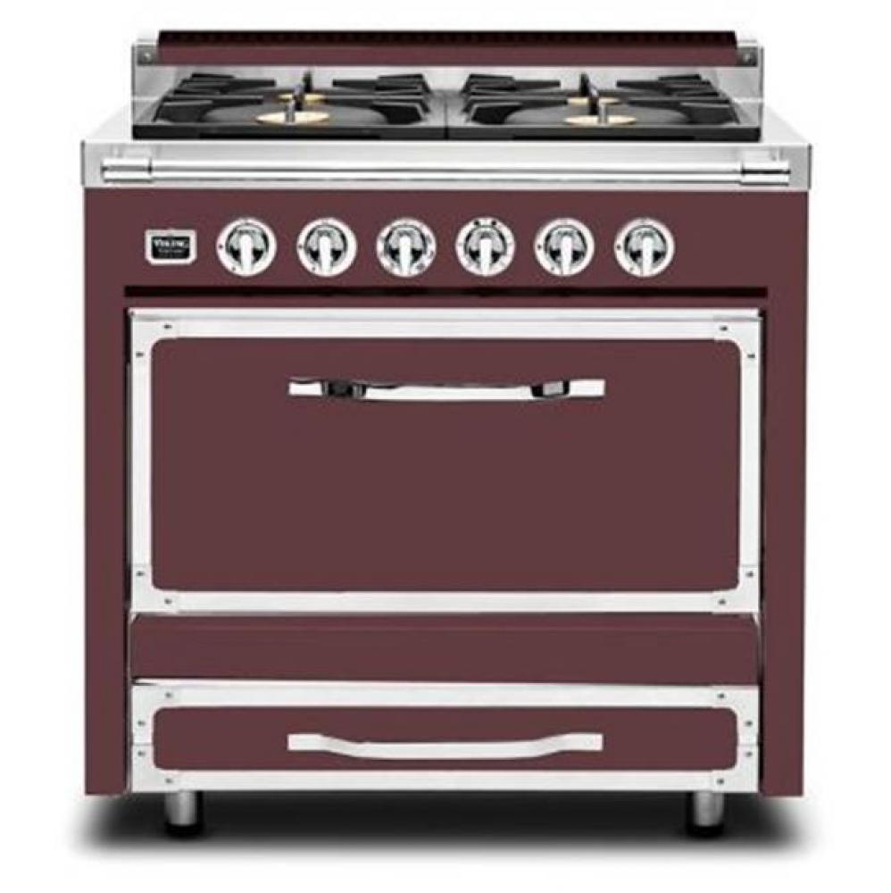 VIKING TUSCANY 36'' DF RANGE 4 BURNER BX