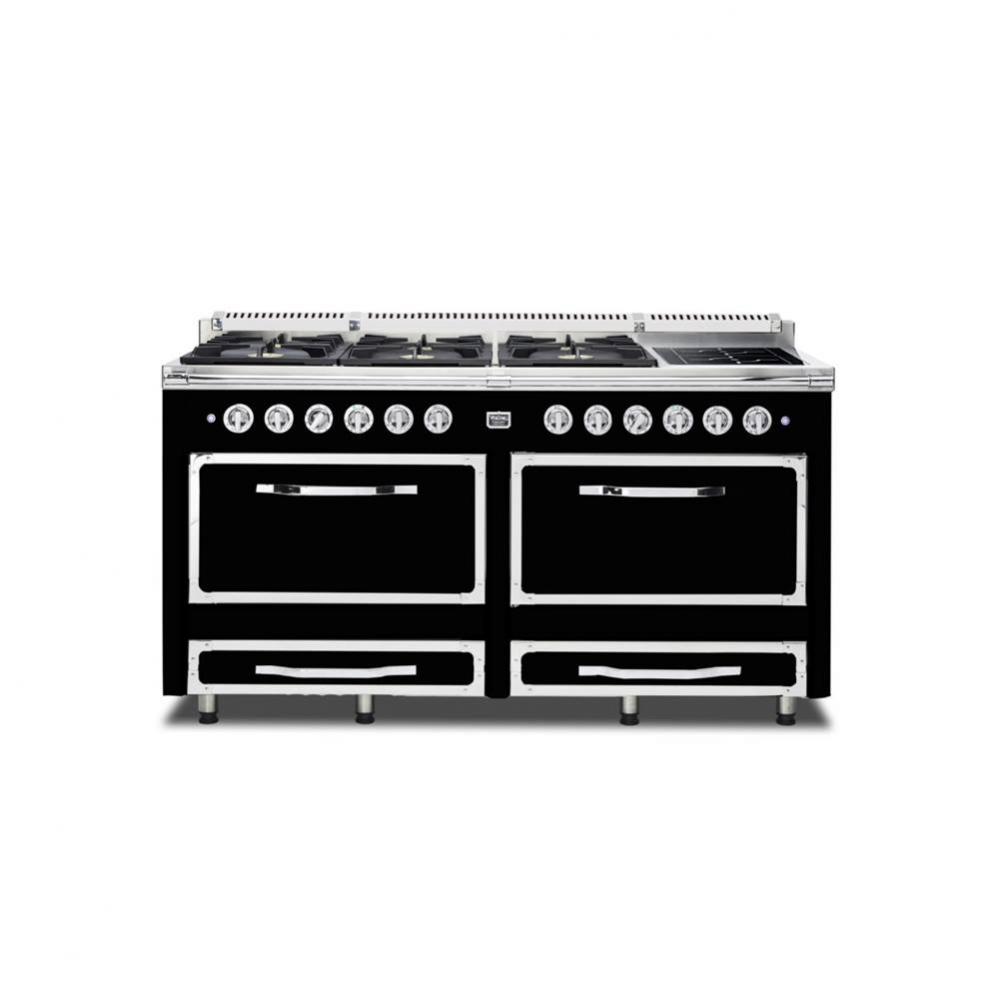 Viking Tuscany 66'' Df Range 6 Burner/Induction Bk