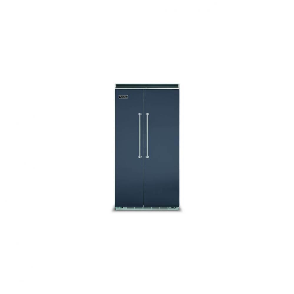 42''W. Bi Side-By-Side Refrigerator/Freezer-Slate Blue