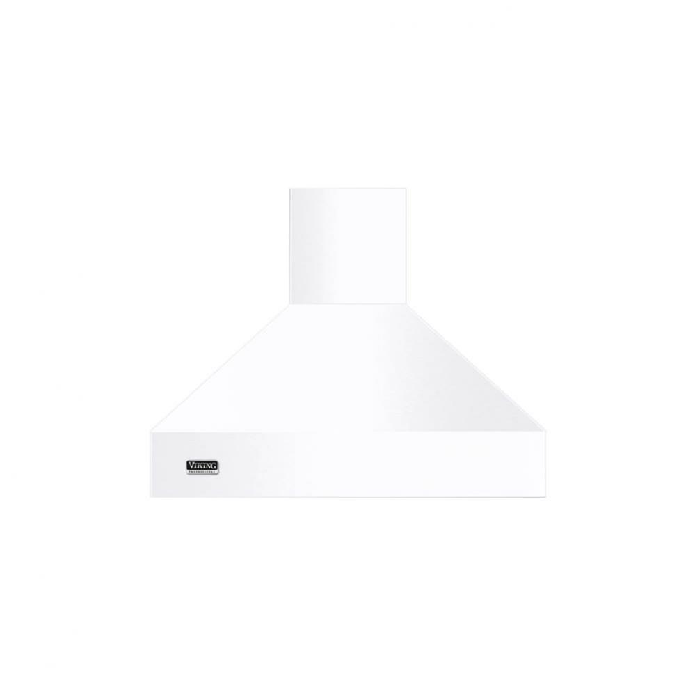 60''W./18''H. Chimney Wall Hood-White