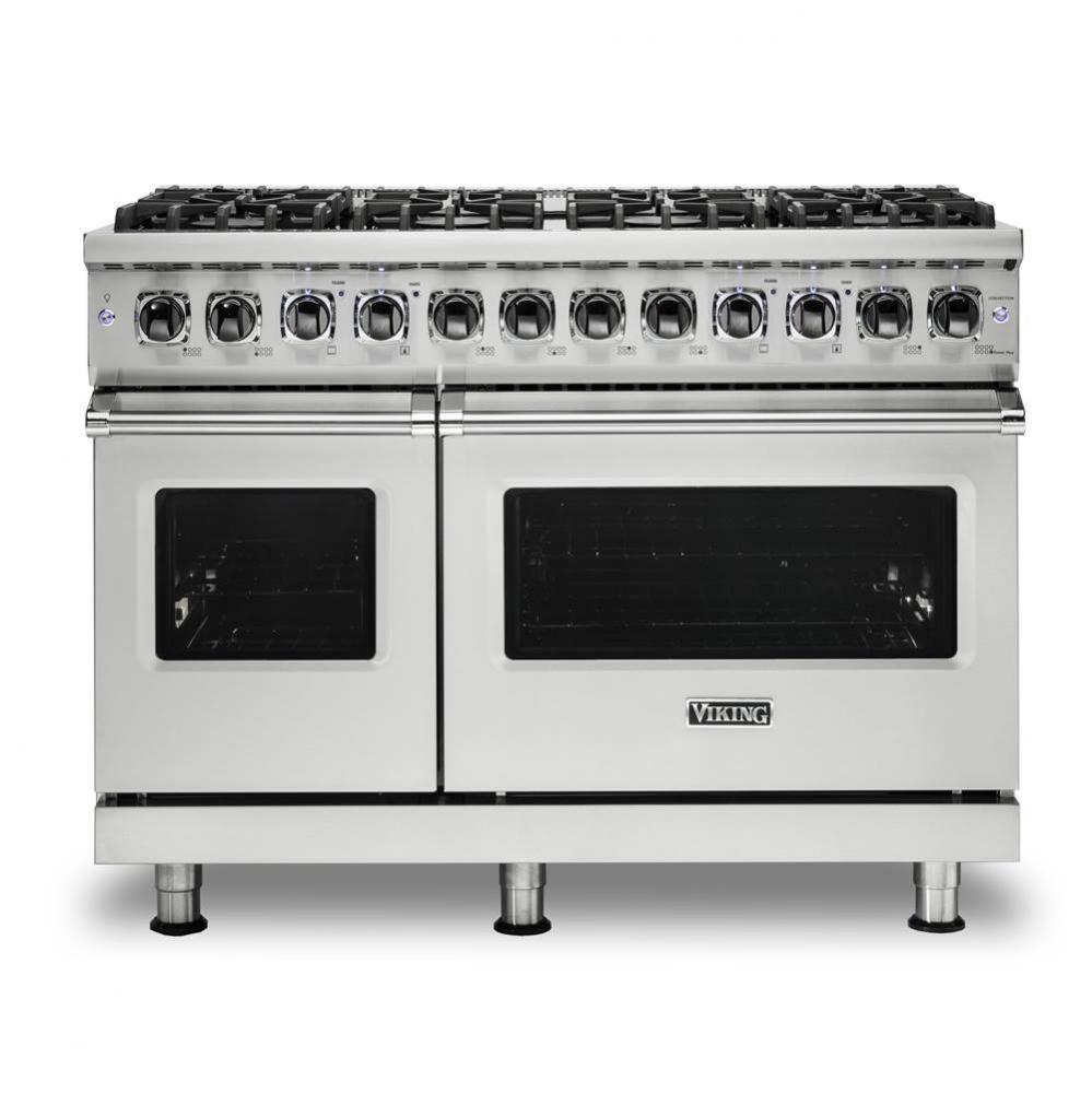 48''W./24''D. Dual Fuel Self-Clean Sealed Burner Range-8 Burners-Stainless-LP