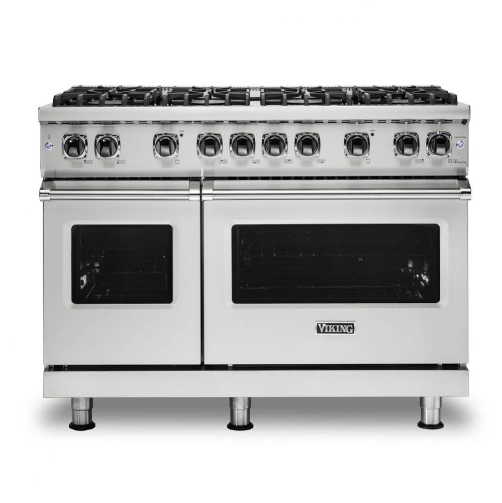 48''W./24''D. Gas Sealed Burner Range-8 Burners-Stainless