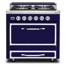 Viking TVDR3604BDB - VIKING TUSCANY 36'' DF RANGE 4 BURNER DB