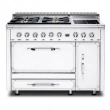 Viking TVDR4804FAW - VIKING TUSCANY 48'' DF RANGE 4 BURNER/FRENCHTOP AW