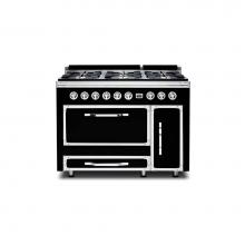 Viking TVDR4816BBK - Viking Tuscany 48'' Df Range 6 Burner Bk