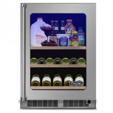 Viking VBUI5241GSS - 24''W. Refrigerated Beverage Center-Clear Glass-Stainless