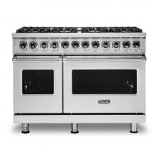 Viking VDR5488BSSLP - 48''W./24''D. Dual Fuel Self-Clean Sealed Burner Range-8 Burners-Stainless-LP