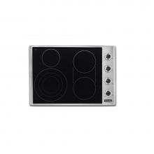 Viking VECU53014BSB - 30''W. Electric Radiant Cooktop-4 Burners-Stainless Black