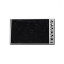 Viking VECU53616BSB - 36''W. Electric Radiant Cooktop-6 Burners-Stainless Black