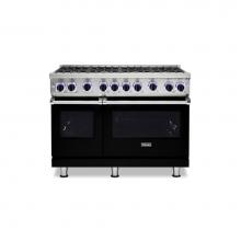 Viking VGR74828BBK - 48''W./24''D. Gas Sealed Burner Range-8 Burners-Black