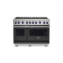 Viking VGR74828BCS - 48''W./24''D. Gas Sealed Burner Range-8 Burners-Cast Black