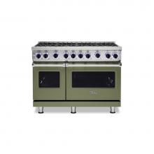 Viking VGR74828BCY - 48''W./24''D. Gas Sealed Burner Range-8 Burners-Cypress Green