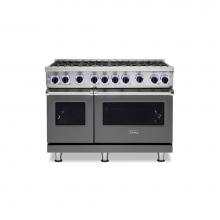 Viking VGR74828BDG - 48''W./24''D. Gas Sealed Burner Range-8 Burners-Damascus Grey