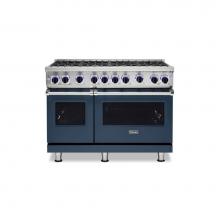 Viking VGR74828BSB - 48''W./24''D. Gas Sealed Burner Range-8 Burners-Slate Blue