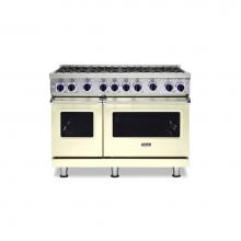 Viking VGR74828BVC - 48''W./24''D. Gas Sealed Burner Range-8 Burners-Vanilla Cream