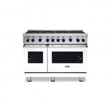 Viking VGR74828BWH - 48''W./24''D. Gas Sealed Burner Range-8 Burners-White