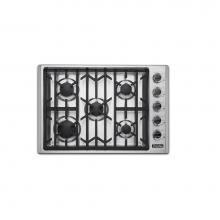 Viking VGSU53015BSS - 30''W. Gas Cooktop-5 Burners-Stainless