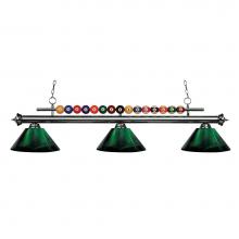 Z-Lite 170GM-ARG - 3 Light Billiard