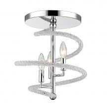 Z-Lite 3001-3SFCH - 3 Light Semi Flush