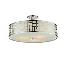 Z-Lite 328-SF20-CH - 3 Light Semi Flush